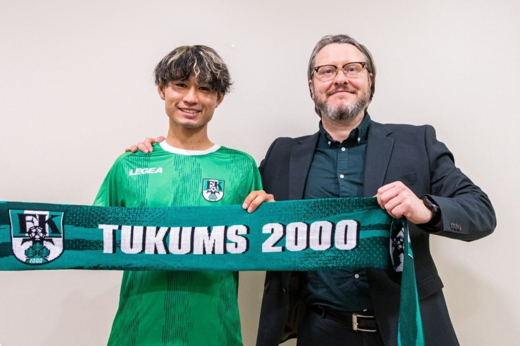 FK Tukums 2000 uzsāk sadarbību ar Japānas klubu – komandu papildina talantīgais Yushin Koki