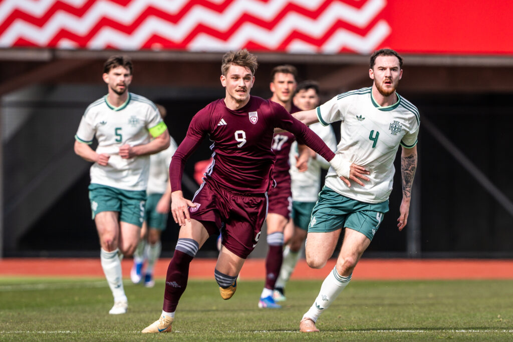 Latvijas U19 izlase pieveic Beļģiju, kamēr U21 izlase kapitulē Ziemeļīrijai